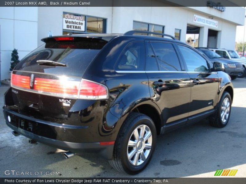 Black / Medium Camel 2007 Lincoln MKX AWD