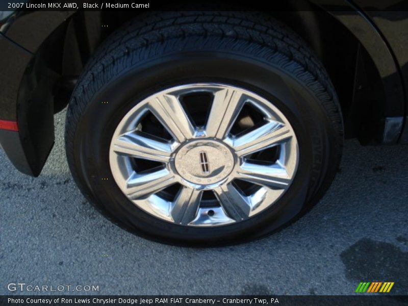 Black / Medium Camel 2007 Lincoln MKX AWD