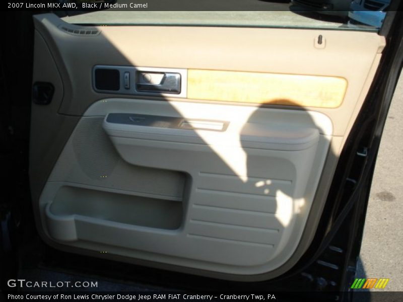 Black / Medium Camel 2007 Lincoln MKX AWD