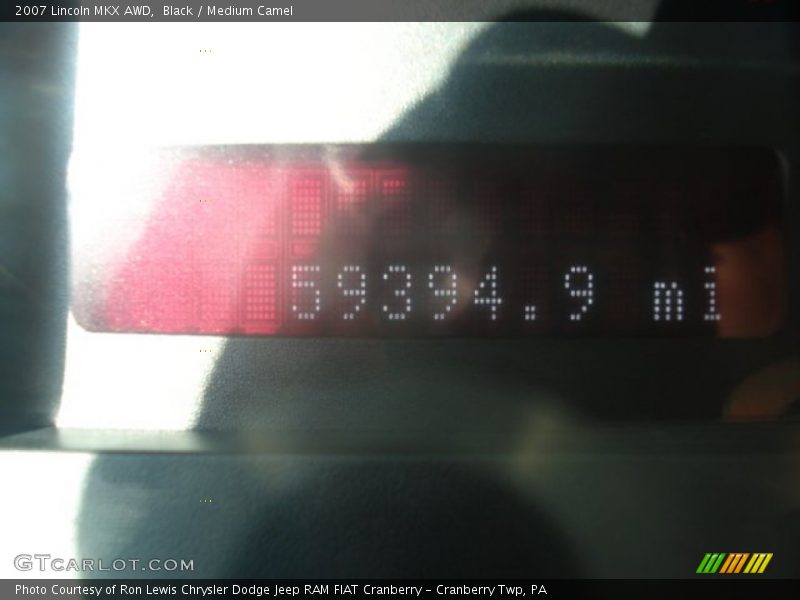 Black / Medium Camel 2007 Lincoln MKX AWD