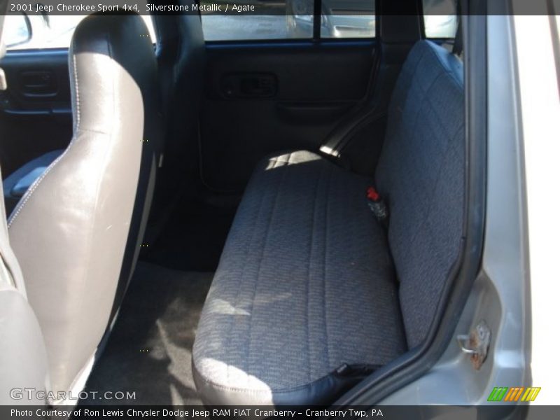 Silverstone Metallic / Agate 2001 Jeep Cherokee Sport 4x4