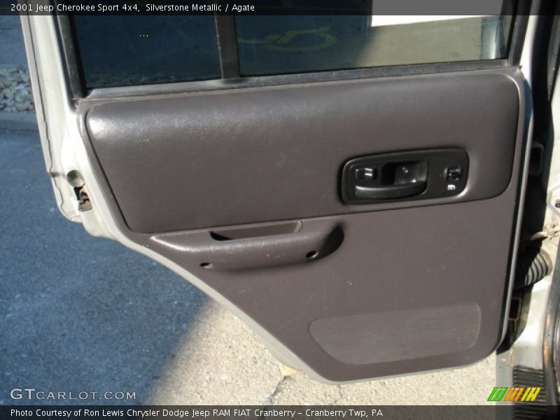 Silverstone Metallic / Agate 2001 Jeep Cherokee Sport 4x4