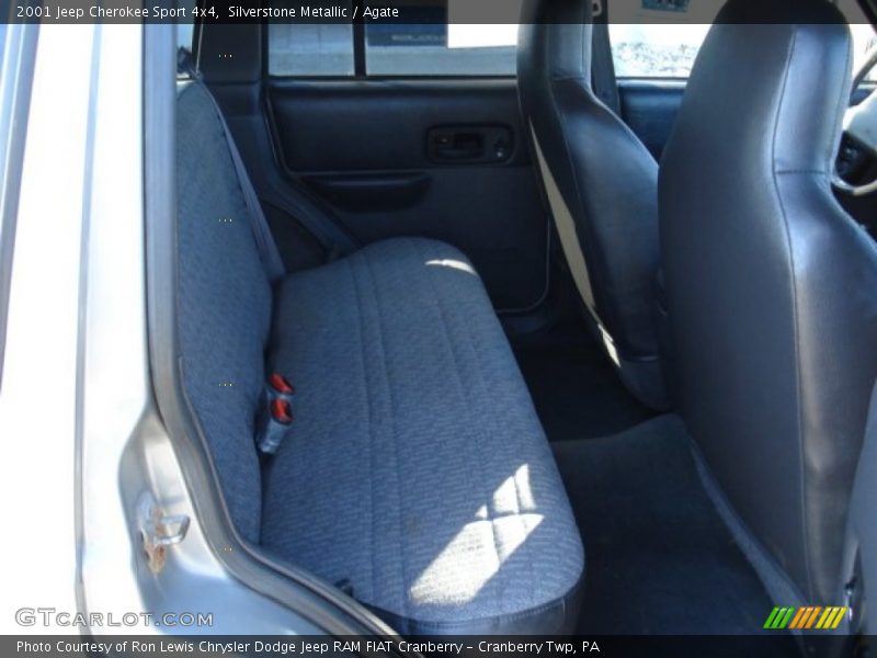 Silverstone Metallic / Agate 2001 Jeep Cherokee Sport 4x4