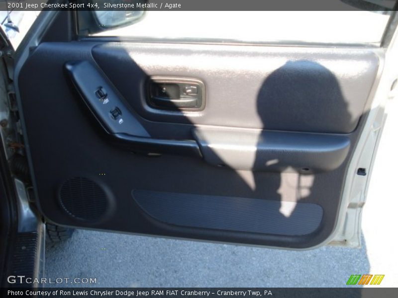 Silverstone Metallic / Agate 2001 Jeep Cherokee Sport 4x4