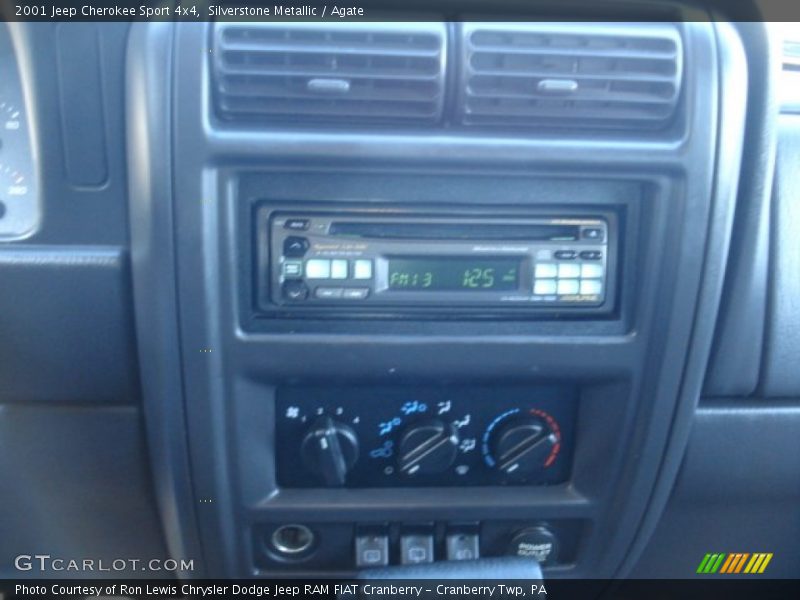 Silverstone Metallic / Agate 2001 Jeep Cherokee Sport 4x4