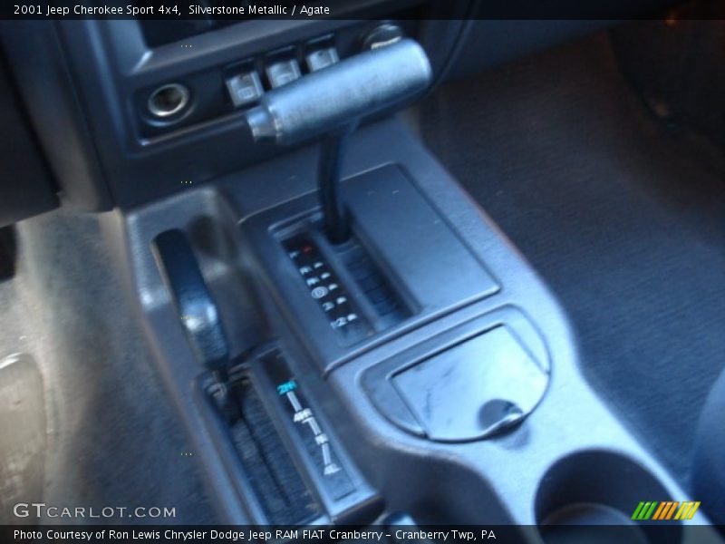 Silverstone Metallic / Agate 2001 Jeep Cherokee Sport 4x4