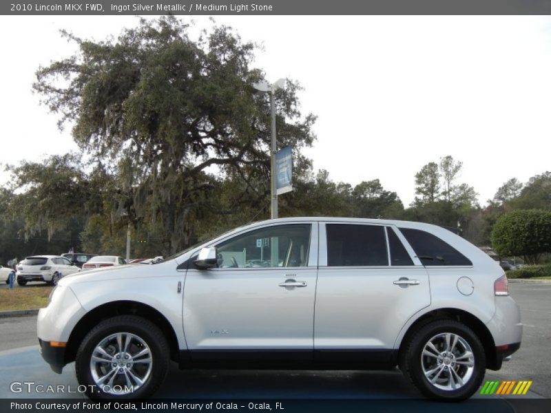 Ingot Silver Metallic / Medium Light Stone 2010 Lincoln MKX FWD