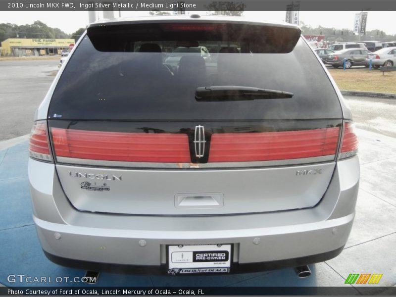 Ingot Silver Metallic / Medium Light Stone 2010 Lincoln MKX FWD