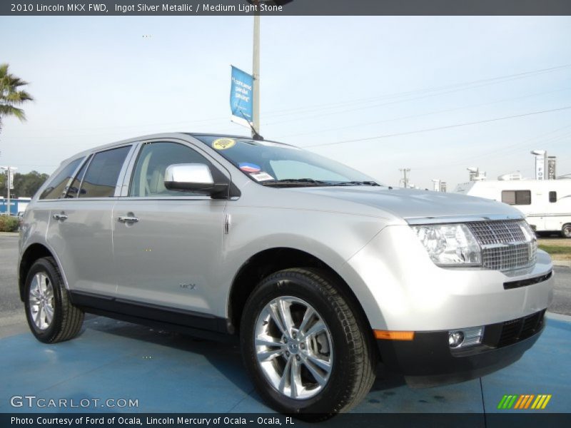 Ingot Silver Metallic / Medium Light Stone 2010 Lincoln MKX FWD
