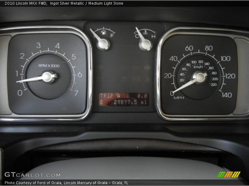 Ingot Silver Metallic / Medium Light Stone 2010 Lincoln MKX FWD