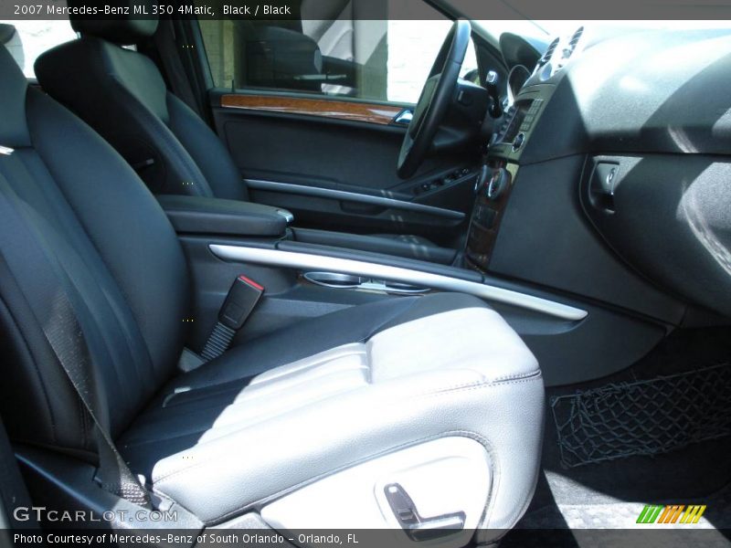 Black / Black 2007 Mercedes-Benz ML 350 4Matic
