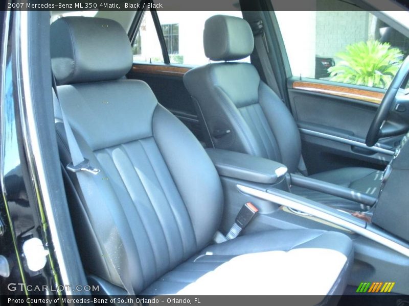 Black / Black 2007 Mercedes-Benz ML 350 4Matic