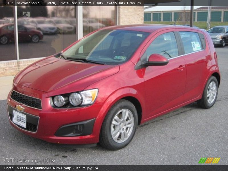 Crystal Red Tintcoat / Dark Pewter/Dark Titanium 2012 Chevrolet Sonic LT Hatch