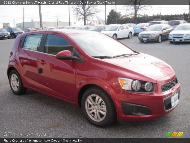 Crystal Red Tintcoat / Dark Pewter/Dark Titanium 2012 Chevrolet Sonic LT Hatch