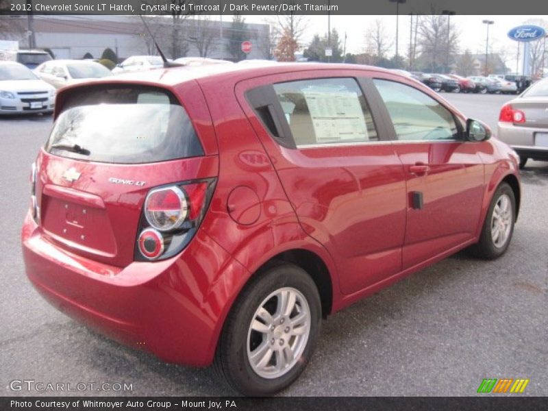  2012 Sonic LT Hatch Crystal Red Tintcoat