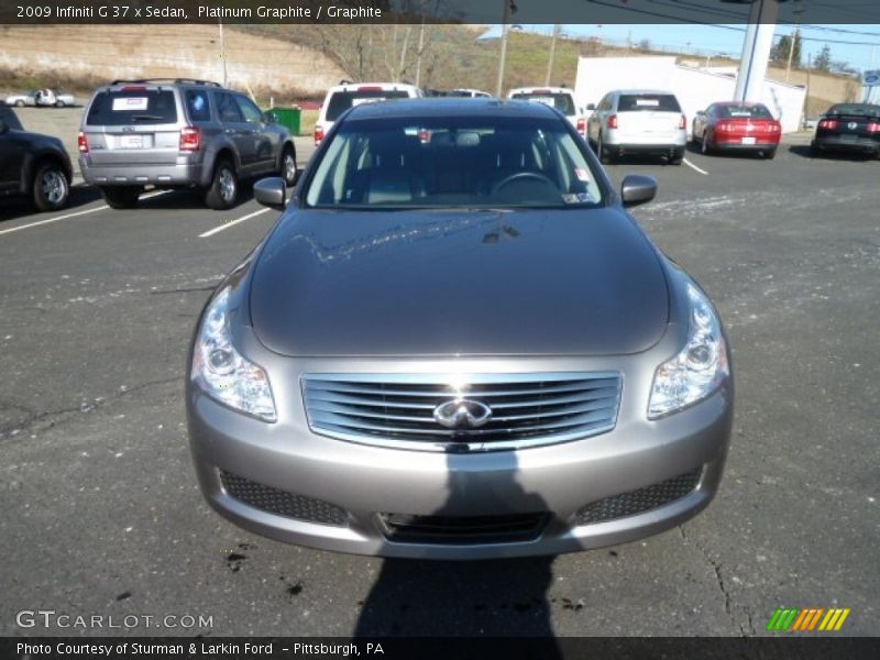 Platinum Graphite / Graphite 2009 Infiniti G 37 x Sedan