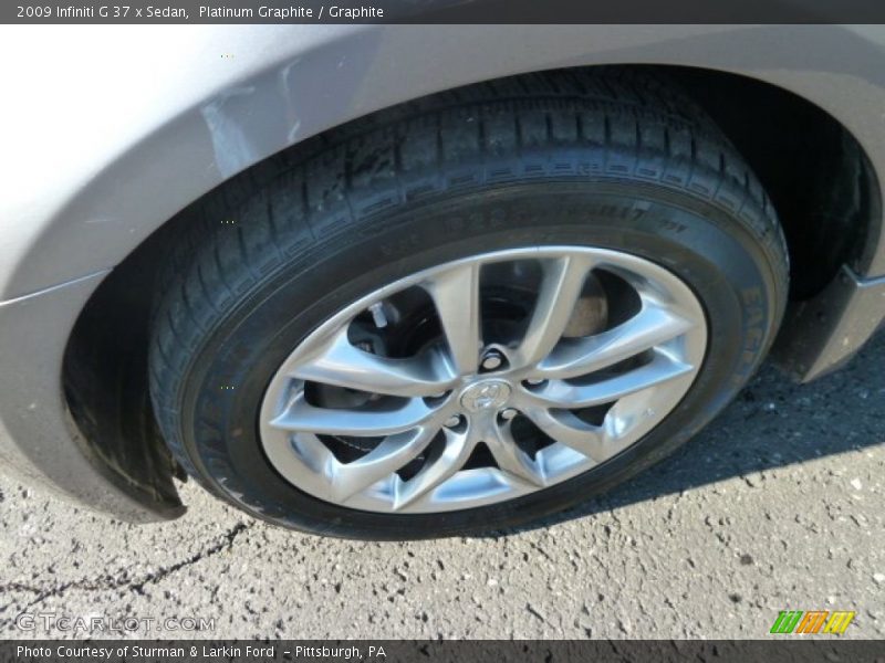 Platinum Graphite / Graphite 2009 Infiniti G 37 x Sedan