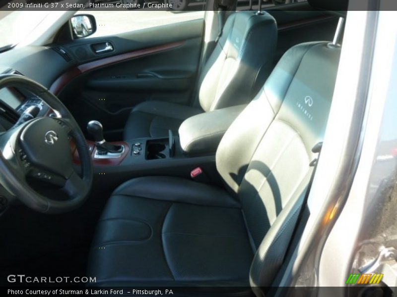 Platinum Graphite / Graphite 2009 Infiniti G 37 x Sedan