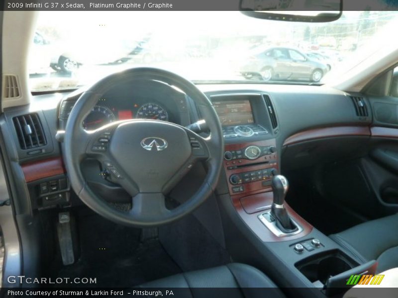 Platinum Graphite / Graphite 2009 Infiniti G 37 x Sedan