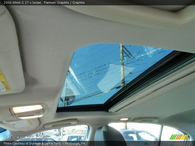 Platinum Graphite / Graphite 2009 Infiniti G 37 x Sedan