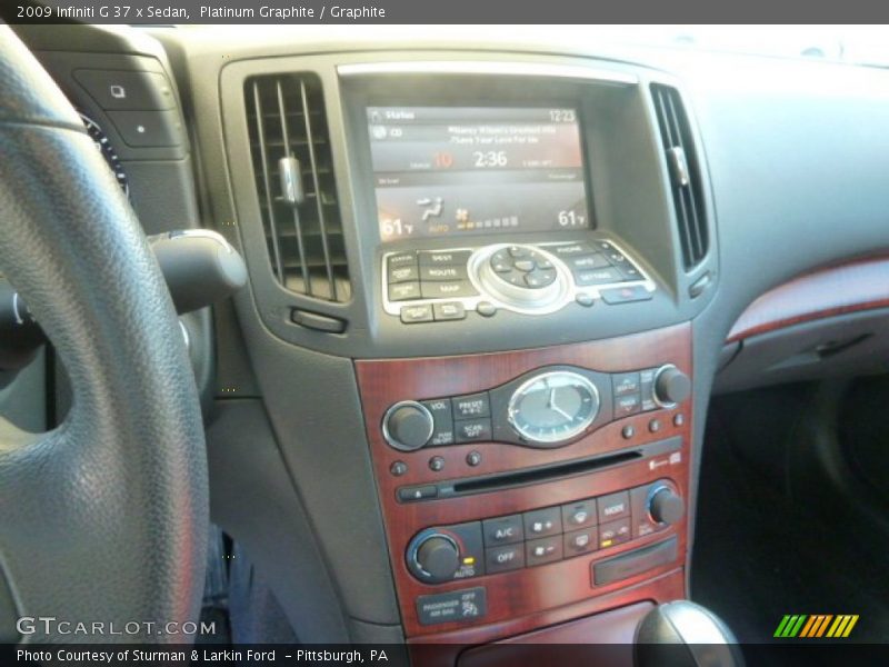 Platinum Graphite / Graphite 2009 Infiniti G 37 x Sedan