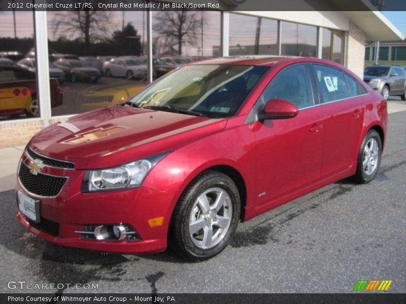 Crystal Red Metallic / Jet Black/Sport Red 2012 Chevrolet Cruze LT/RS
