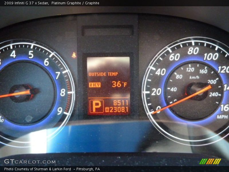 Platinum Graphite / Graphite 2009 Infiniti G 37 x Sedan
