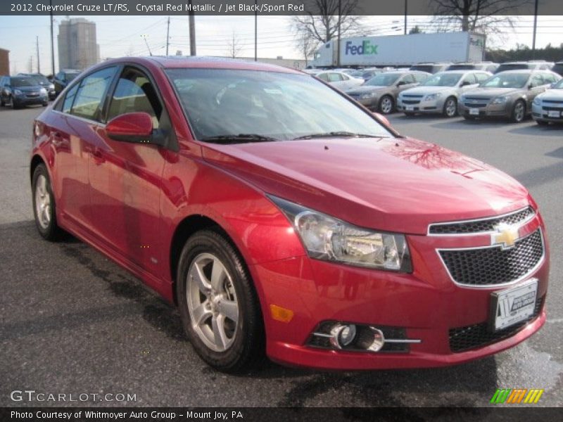 Crystal Red Metallic / Jet Black/Sport Red 2012 Chevrolet Cruze LT/RS