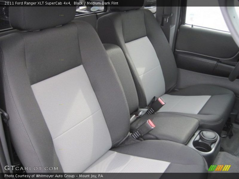 Black / Medium Dark Flint 2011 Ford Ranger XLT SuperCab 4x4