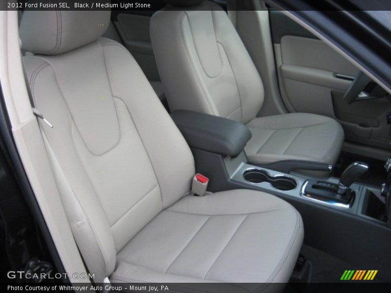Black / Medium Light Stone 2012 Ford Fusion SEL