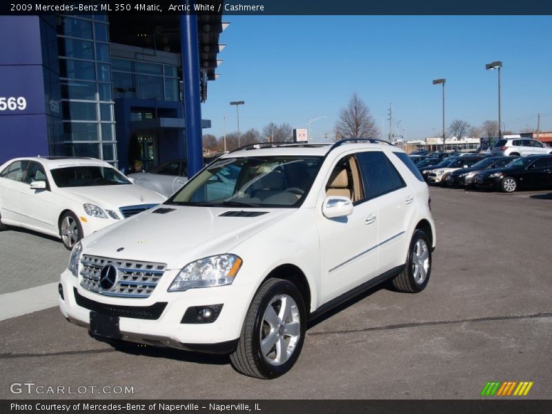 Arctic White / Cashmere 2009 Mercedes-Benz ML 350 4Matic