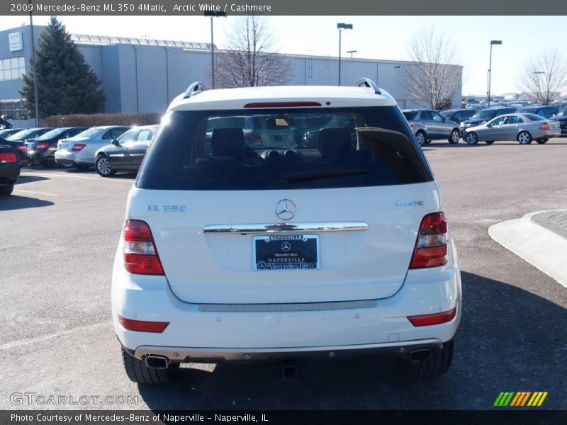 Arctic White / Cashmere 2009 Mercedes-Benz ML 350 4Matic