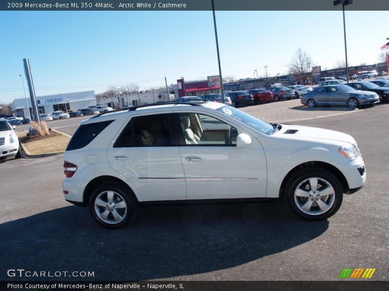 Arctic White / Cashmere 2009 Mercedes-Benz ML 350 4Matic