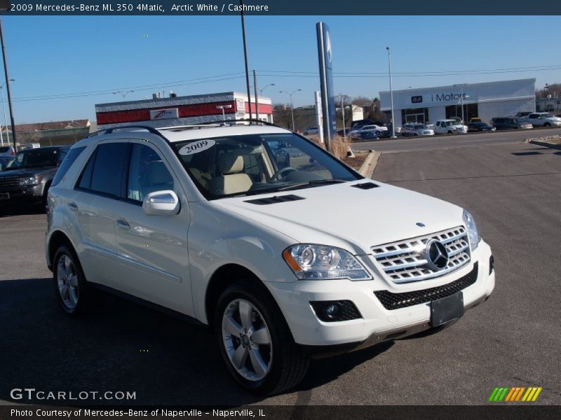 Arctic White / Cashmere 2009 Mercedes-Benz ML 350 4Matic