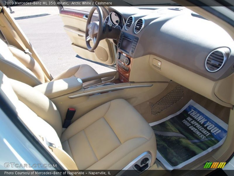 Arctic White / Cashmere 2009 Mercedes-Benz ML 350 4Matic