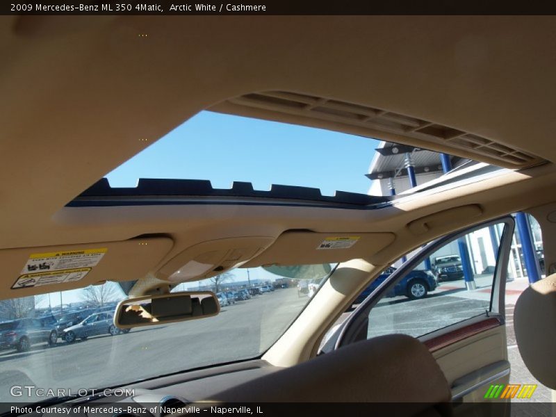 Arctic White / Cashmere 2009 Mercedes-Benz ML 350 4Matic
