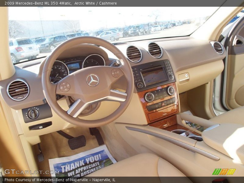 Arctic White / Cashmere 2009 Mercedes-Benz ML 350 4Matic