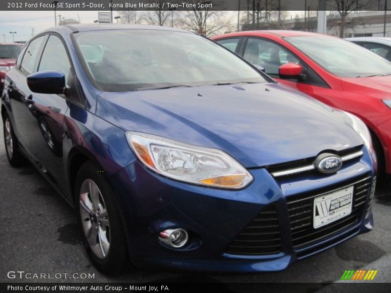Kona Blue Metallic / Two-Tone Sport 2012 Ford Focus SE Sport 5-Door