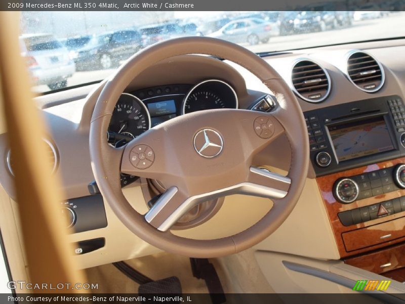 Arctic White / Cashmere 2009 Mercedes-Benz ML 350 4Matic