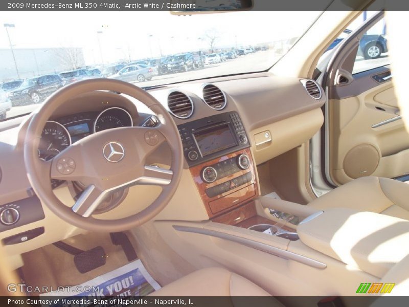 Arctic White / Cashmere 2009 Mercedes-Benz ML 350 4Matic