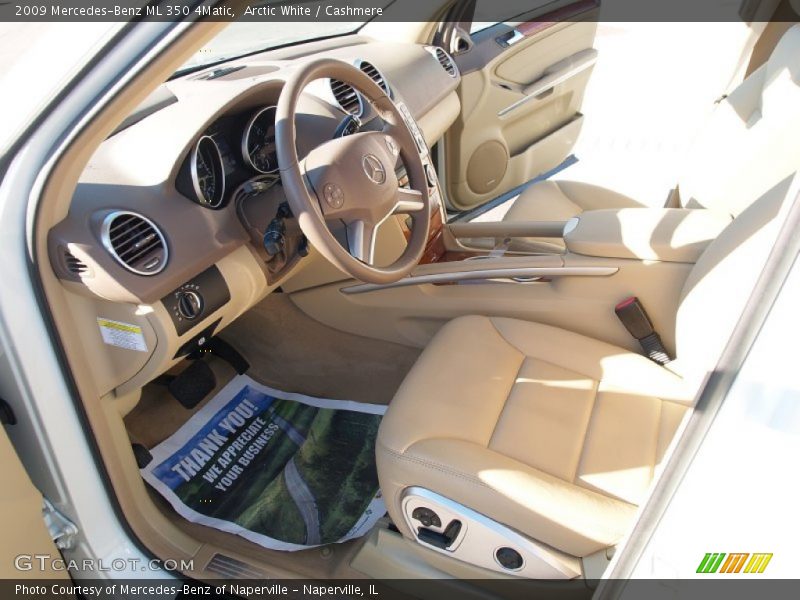Arctic White / Cashmere 2009 Mercedes-Benz ML 350 4Matic