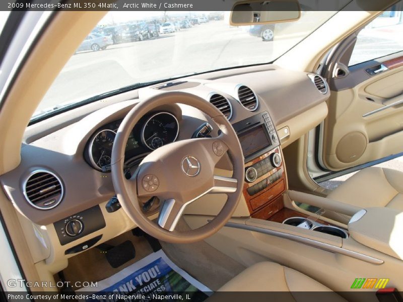 Arctic White / Cashmere 2009 Mercedes-Benz ML 350 4Matic