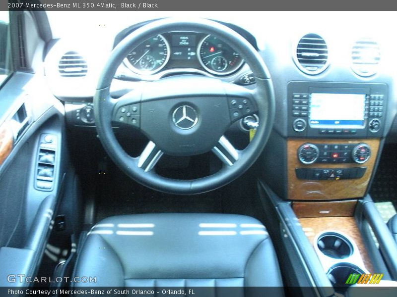 Black / Black 2007 Mercedes-Benz ML 350 4Matic