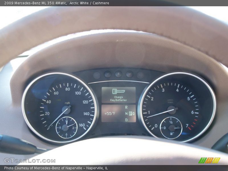 Arctic White / Cashmere 2009 Mercedes-Benz ML 350 4Matic