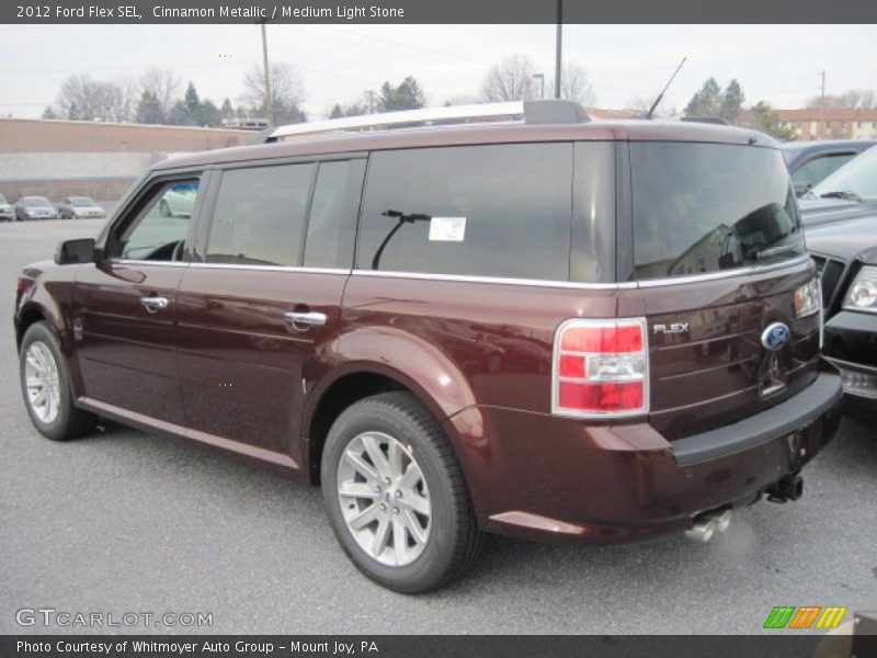 Cinnamon Metallic / Medium Light Stone 2012 Ford Flex SEL