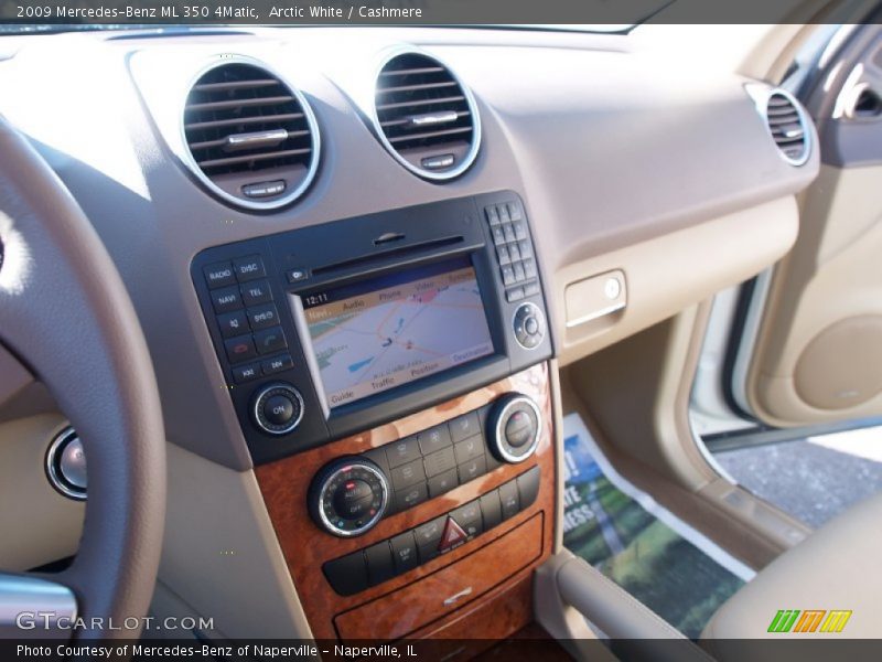 Arctic White / Cashmere 2009 Mercedes-Benz ML 350 4Matic