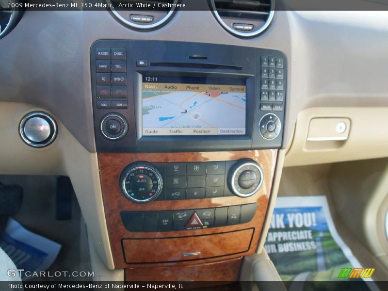 Arctic White / Cashmere 2009 Mercedes-Benz ML 350 4Matic