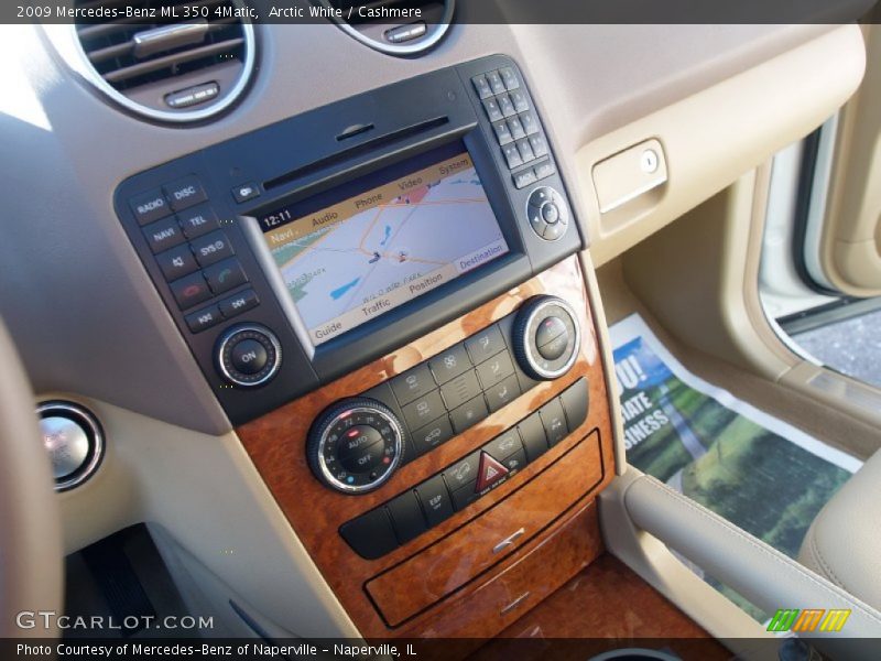 Arctic White / Cashmere 2009 Mercedes-Benz ML 350 4Matic