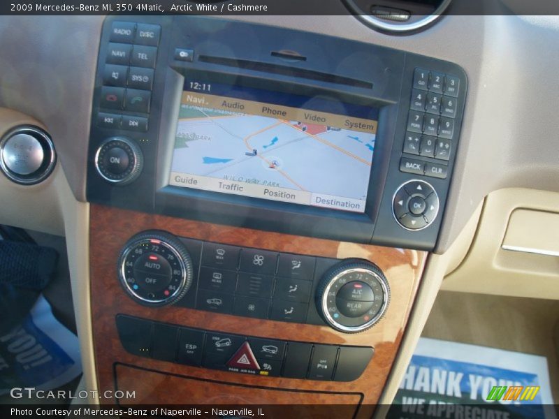 Arctic White / Cashmere 2009 Mercedes-Benz ML 350 4Matic