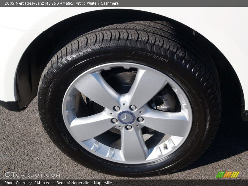 Arctic White / Cashmere 2009 Mercedes-Benz ML 350 4Matic